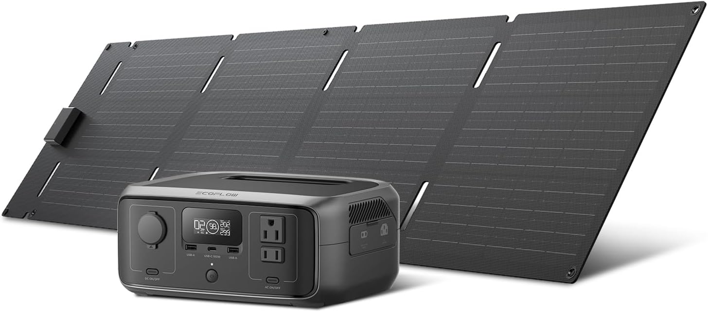 300-Watt Power Station with 60-Watt Solar Panel by ECOFLOW ... Trackable Cuba Home Delivery Included.