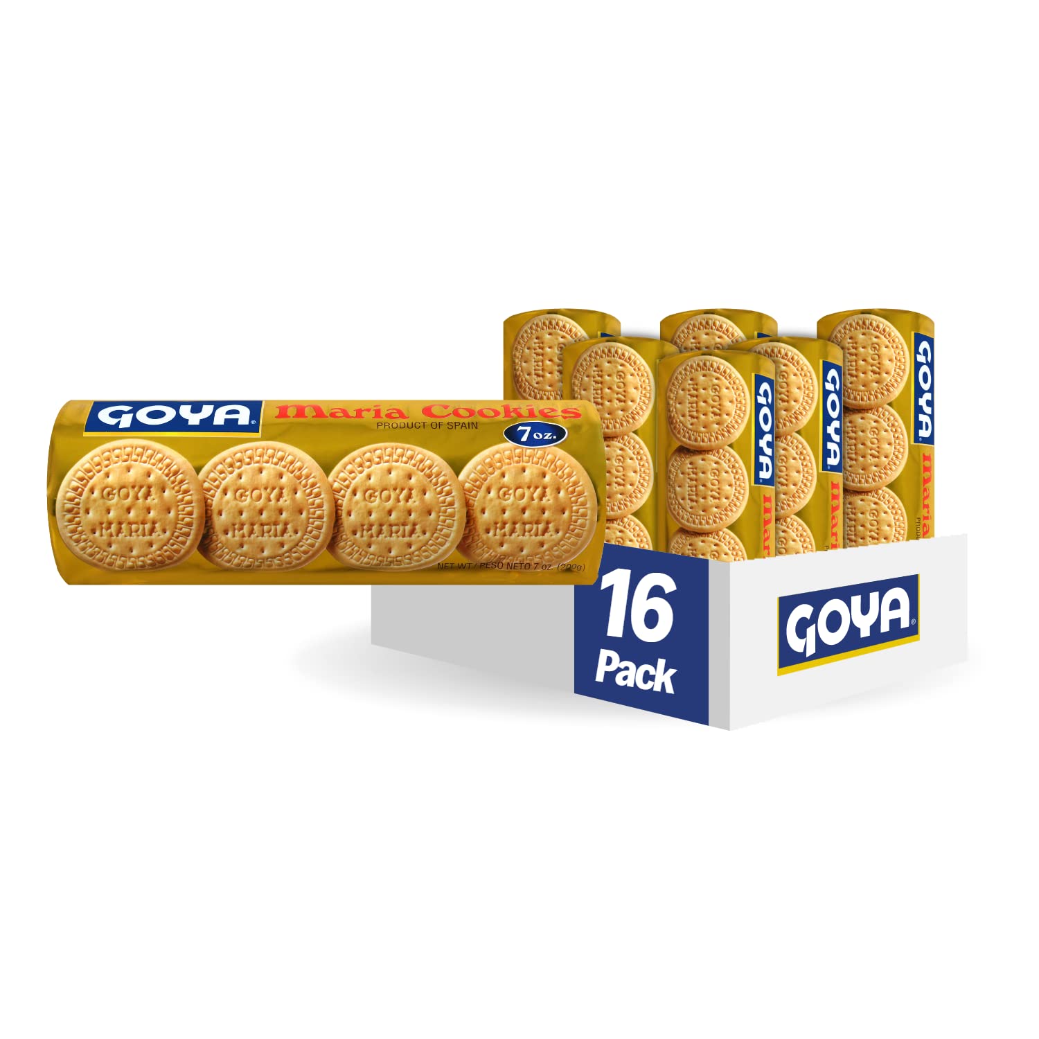 Maria Cookies, 16 Packs, 7 oz. each ... Gift Box ... Cuba Home Delivery Included, Trackable.