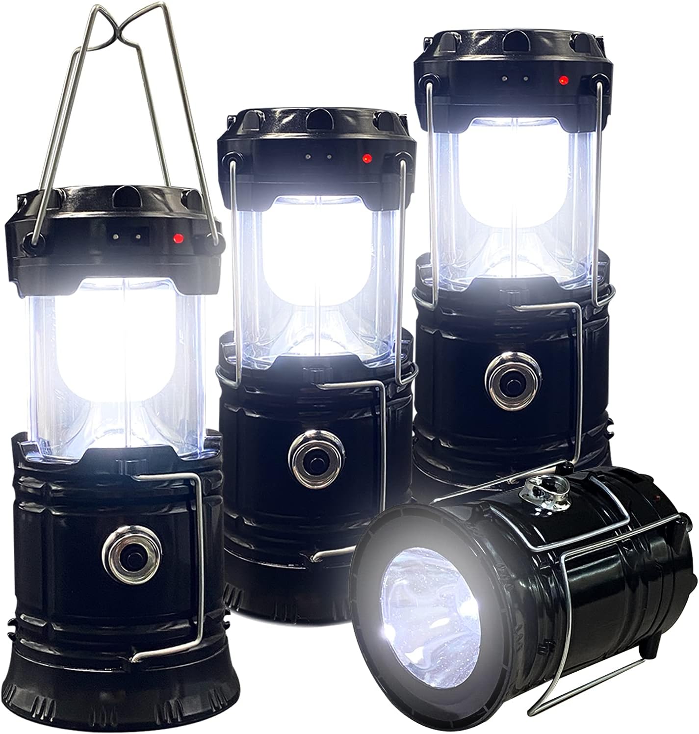 (4) FOUR, Solar Lantern, Flashlight & Phone Charger ... Includes Trackable Cuba Home Delivery.