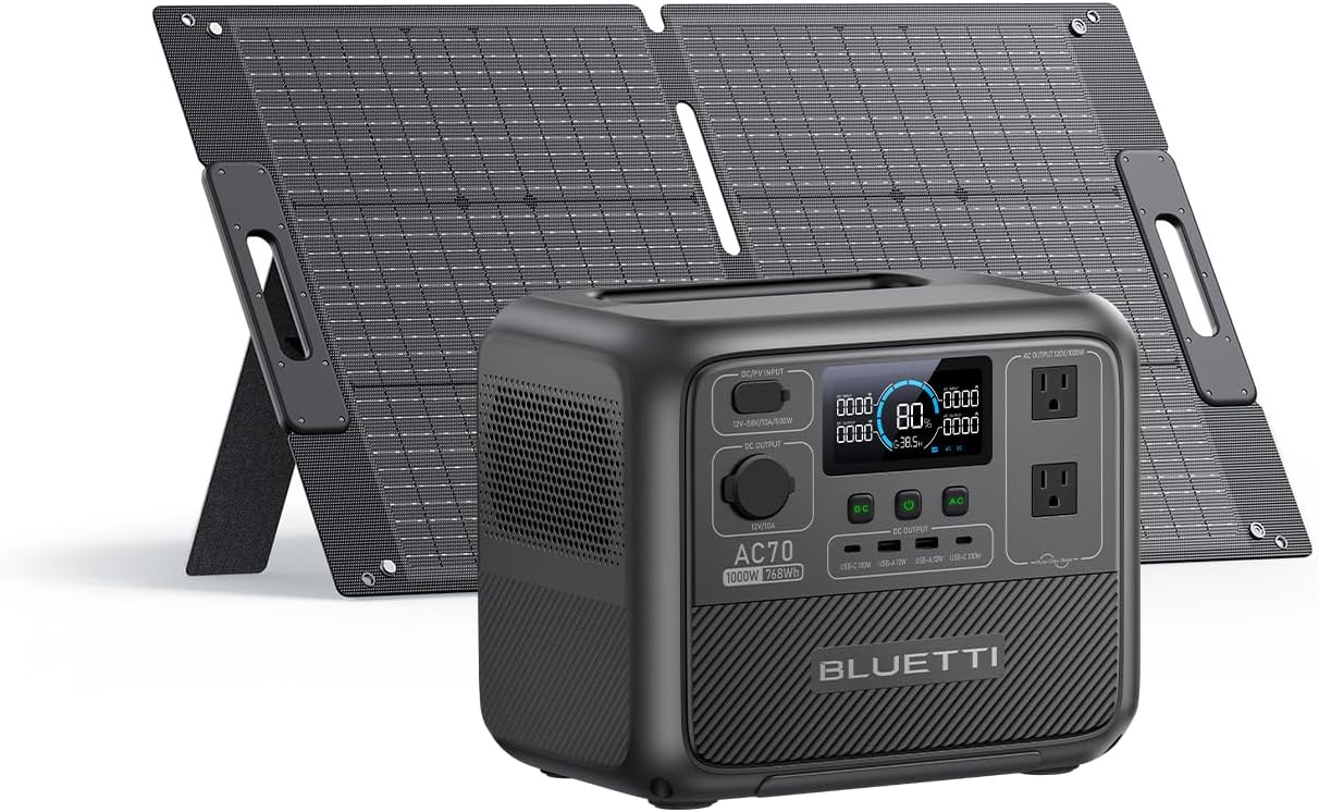1000 W + 100 W BLUETTI Solar Generator with 100W Solar Panel, Portable Power Station ... Trackable Cuba Home Delivery Included.