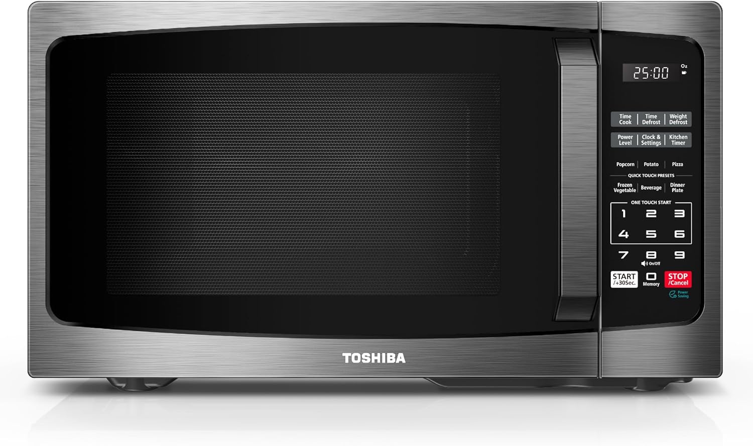 Toshiba Microwave Oven, 0.9 Cu Ft, 900 W, Black Stainless Steel ... Trackable Cuba Home Delivery Included.