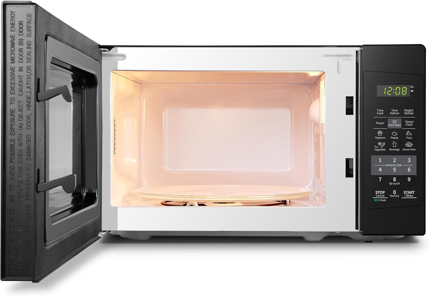 BLACK Retro, Small Microwave Oven, 0.7 Cu. Ft, 700 W. by Comfee ... Trackable Cuba Home Delivery Included.