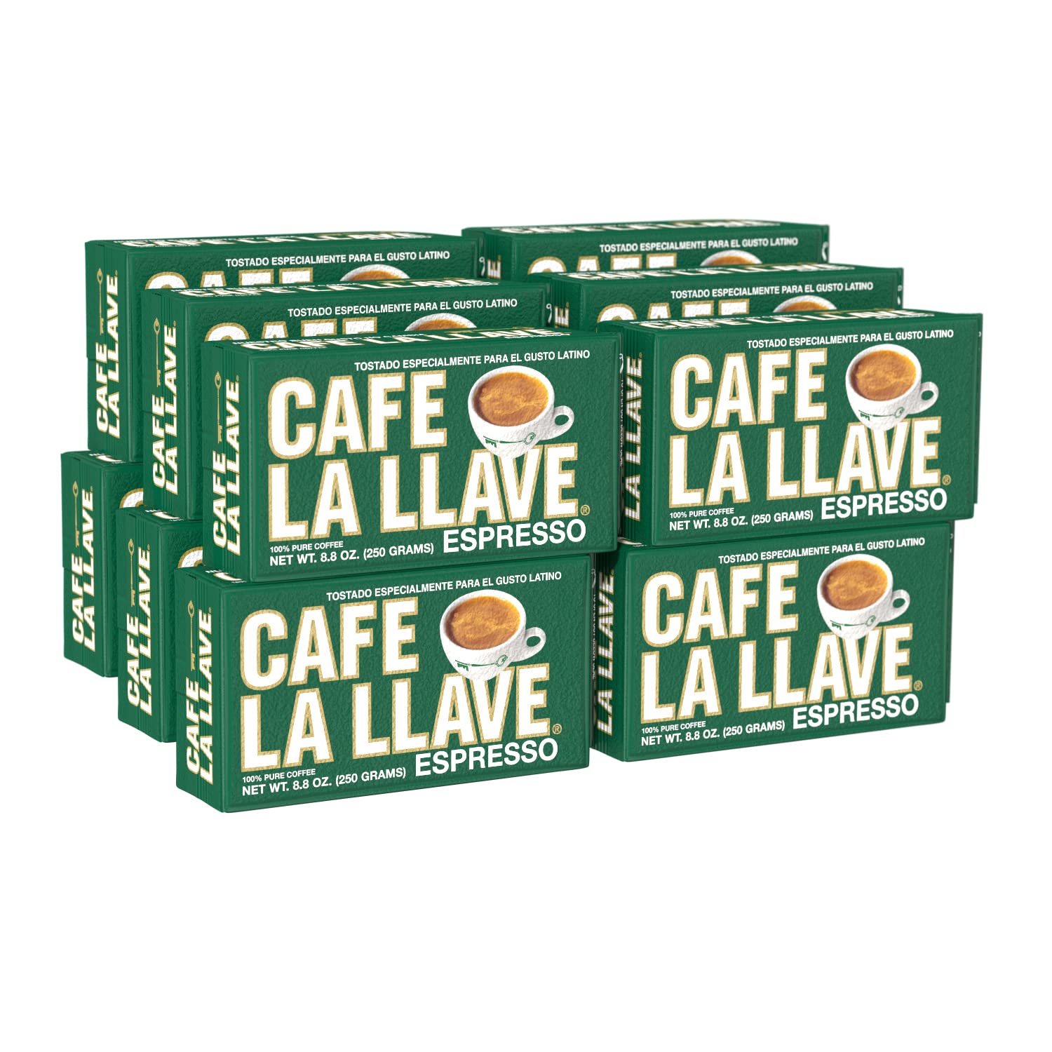 24- 8.8 oz. Bags ... Café La Llave, Dark Roast Espresso Ground Cuban Coffee ... Trackable Cuba Home Delivery included.