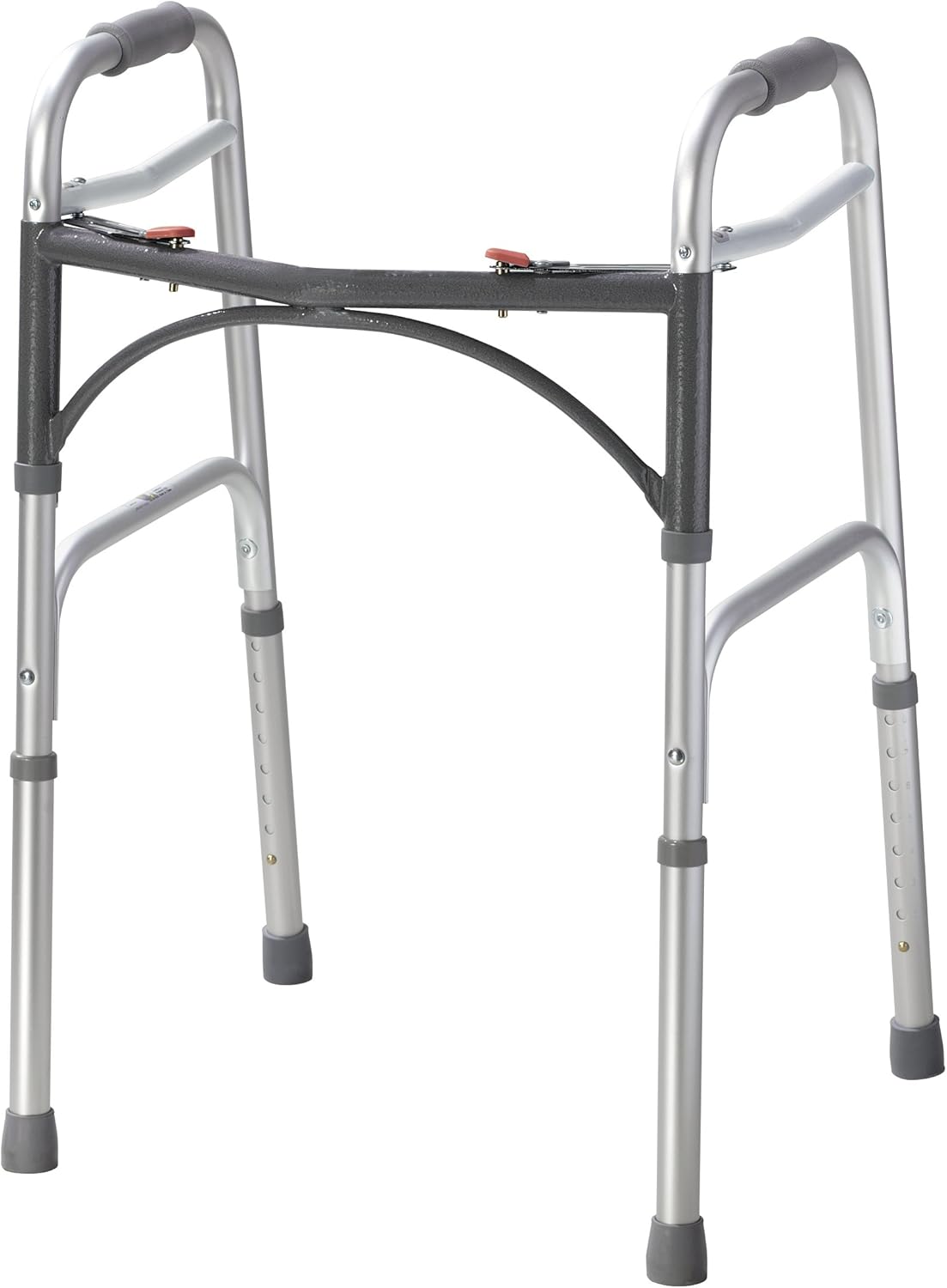 Drive Medical Deluxe 2-Button Folding Lightweight Walker for adults, 350 lb. Weight Capacity, no wheels ... Trackable Cuba Home Delivery Included.