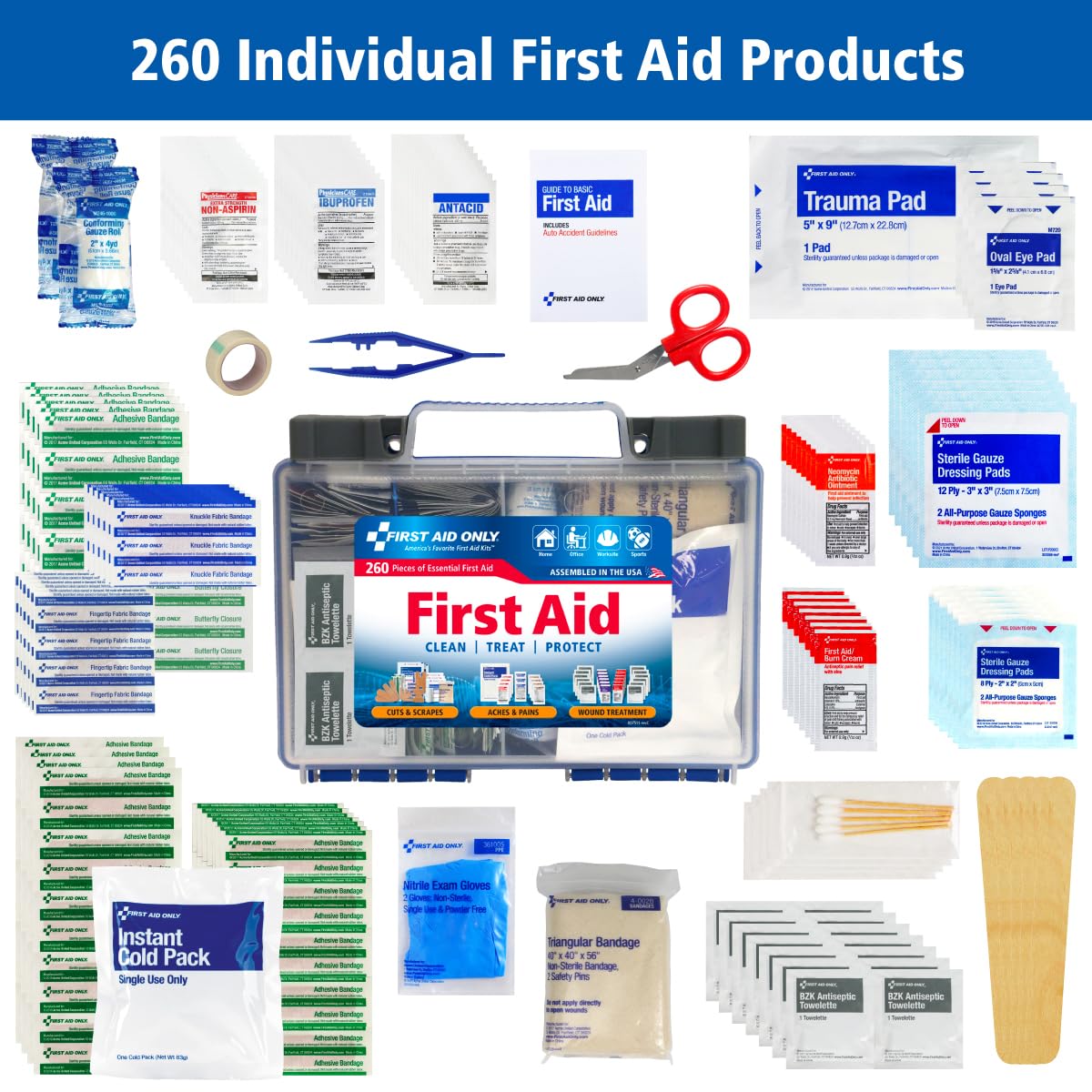 (2) TWO FIRST AID KITS    ...    Trackable Cuba Home Delivery Included.