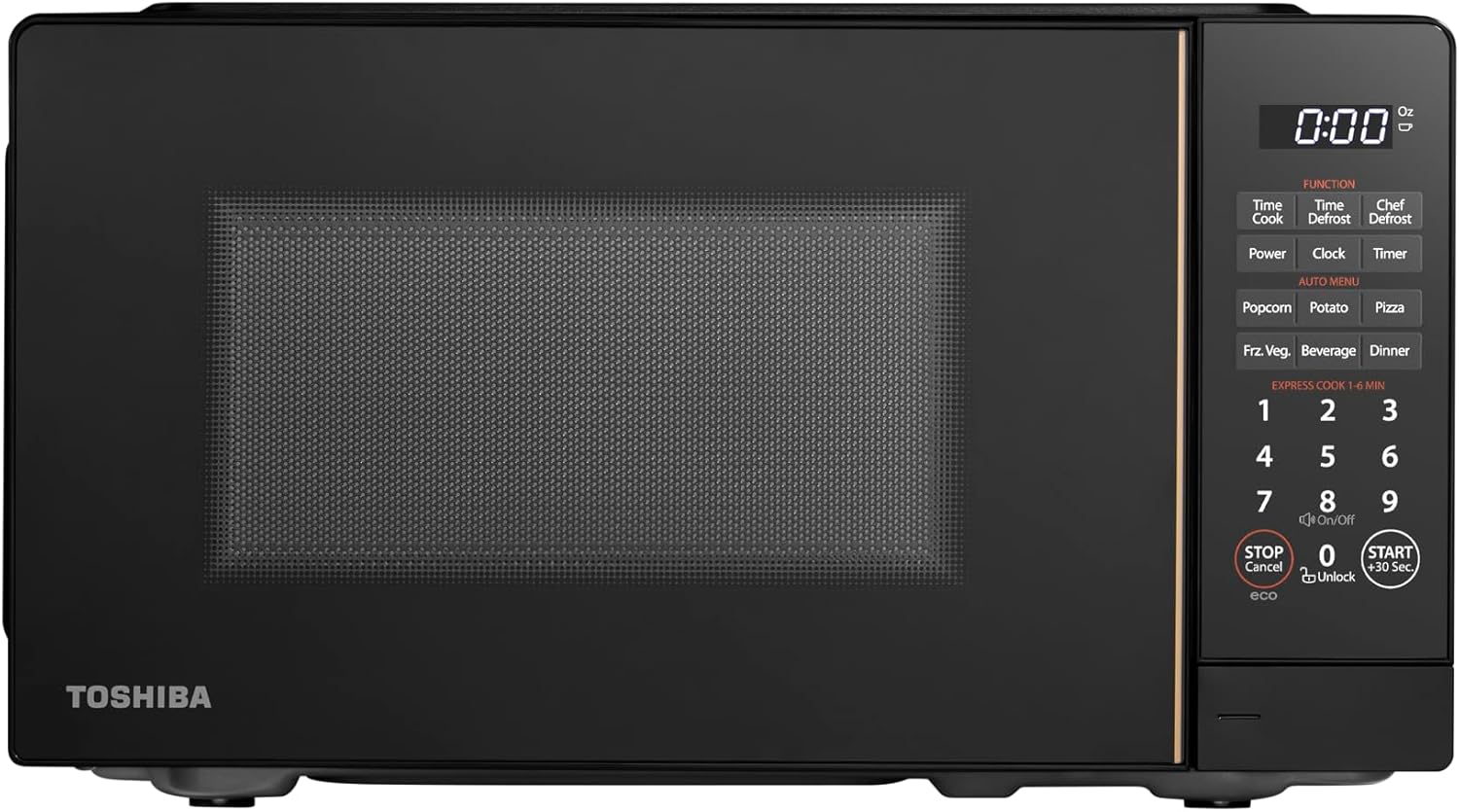 Toshiba Microwave Oven, 0.7 Cu Ft, 700 W, BLACK   ...   Trackable Cuba Home Delivery Included.