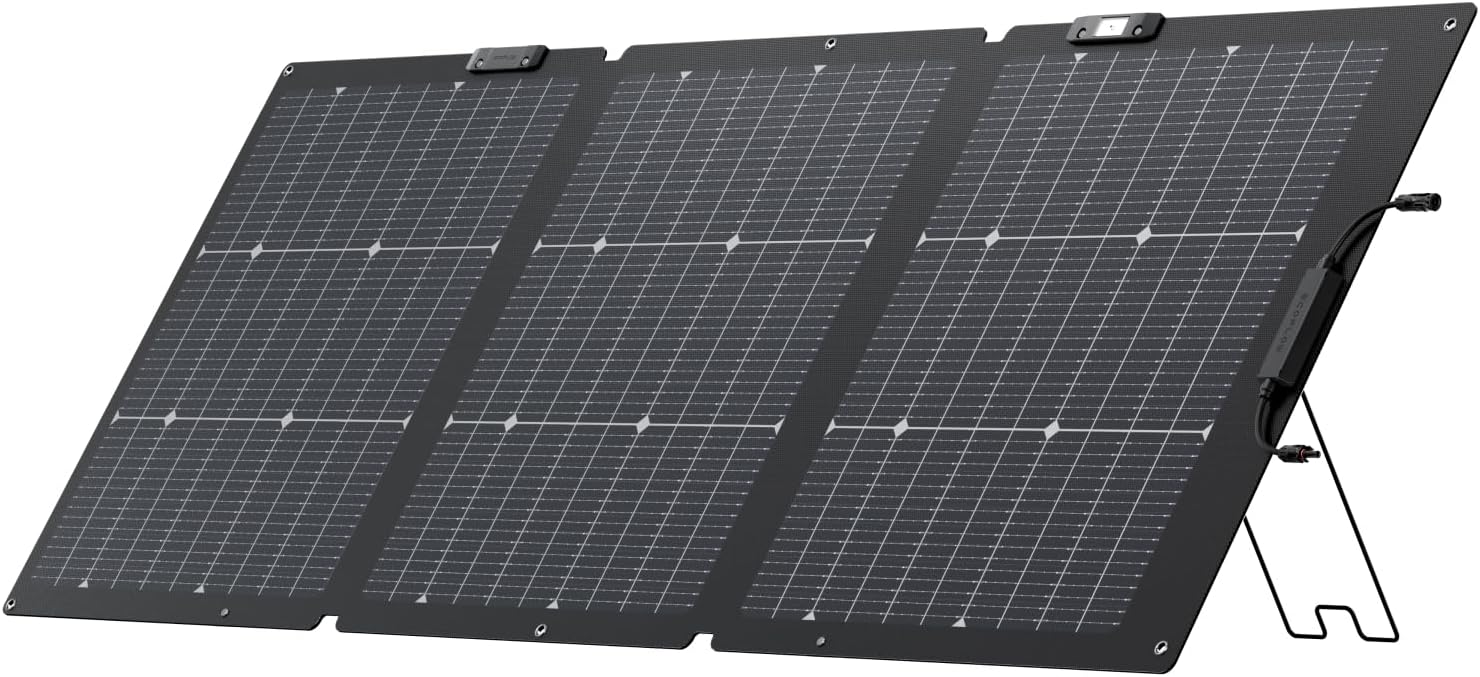 160-Watt Portable, Waterproof, Solar Panel by ECOFLOW ... Trackable Cuba Home Delivery Included.