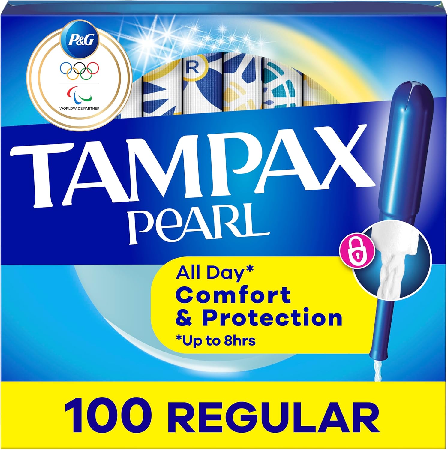 100 Tampax Pearl Regular Absorbency, 336 Hygiene Wipes, 6 bottles of Hand Sanitizer ...   Trackable Cuba Home Delivery Included.