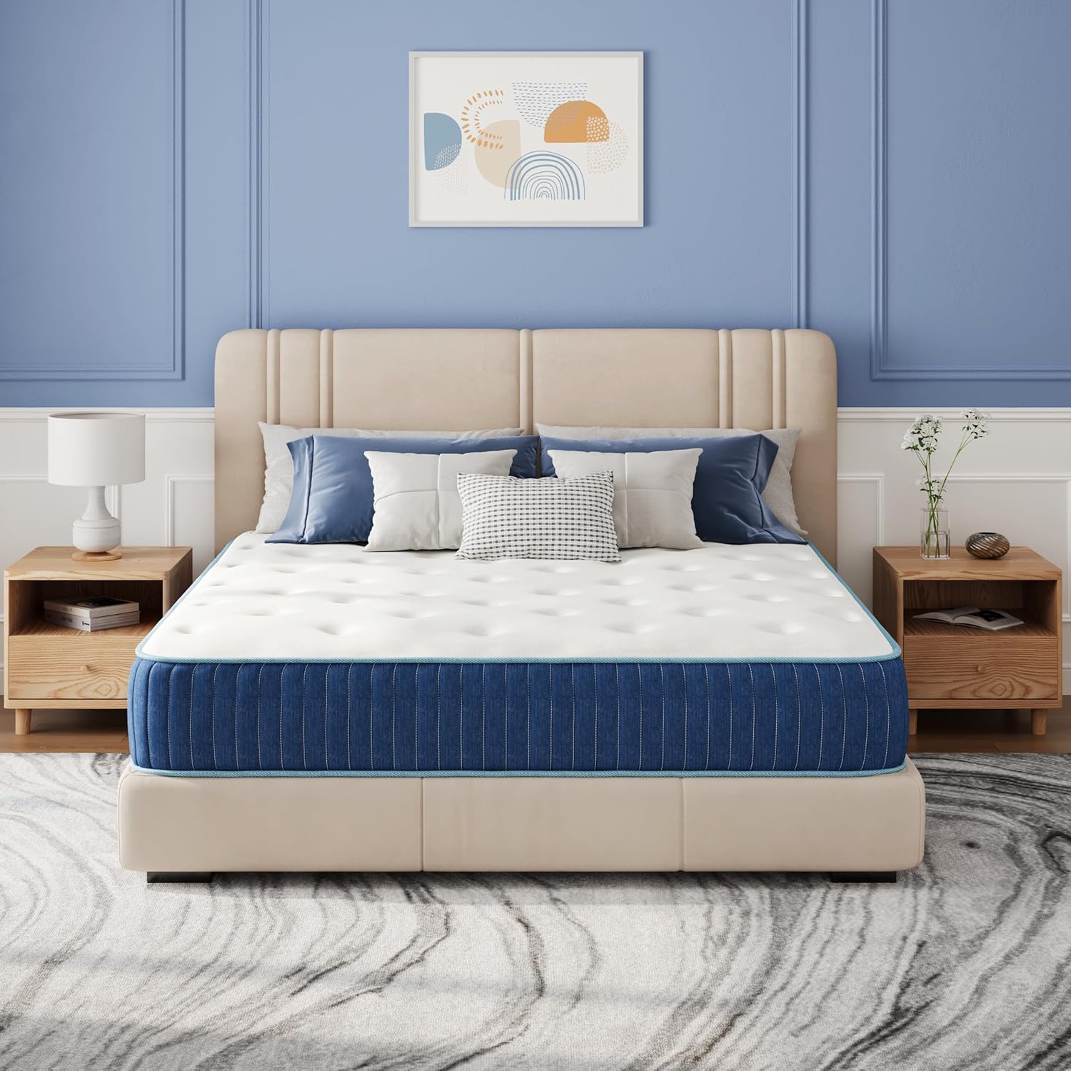 10" FULL Size HYBRID Mattress, EGOHOME, 75"L x 54"W ... Trackable Home Delivery to Cuba Included.