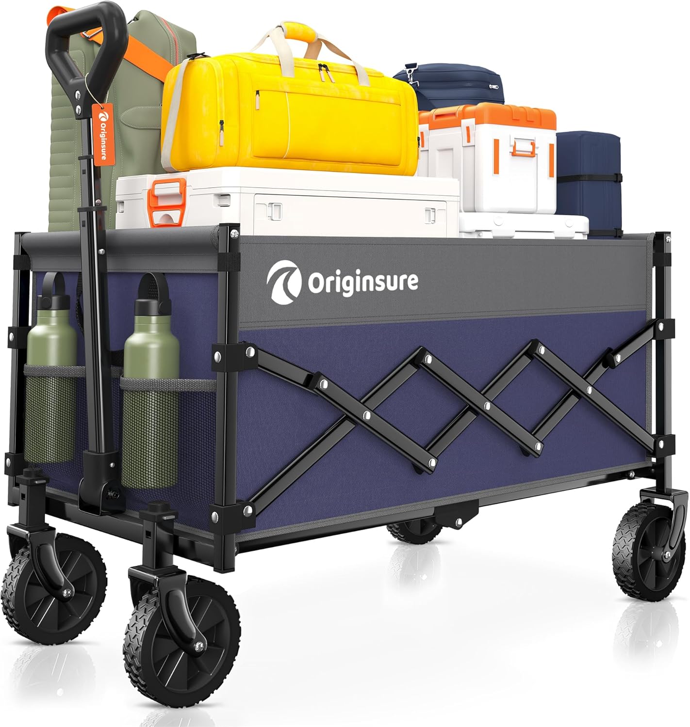 GRAY & PURPLE Collapsible Wagon Cart Foldable, Lightweight, Heavy Duty by Originsure ... Cuba Trackable, Home Delivery Included.