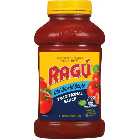 (6) Six Jars - TRADITIONAL, RAGU Old World Style Sauce ... Trackable Cuba Home Delivery Included.
