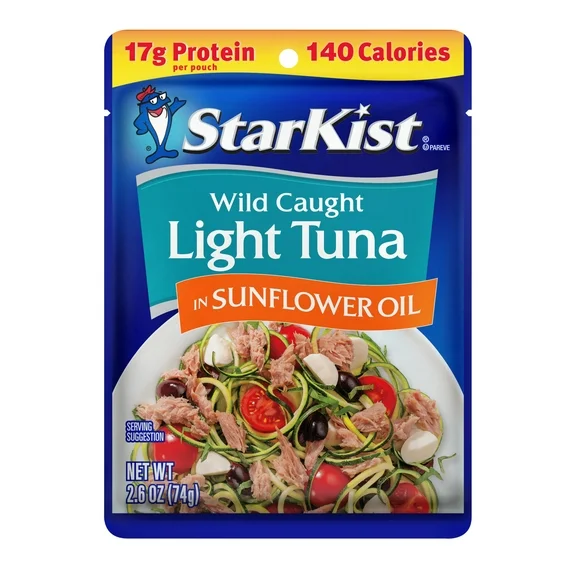 48-POUCHES, StarKist Chunk Light Tuna in Vegetable Oil ... Trackable Cuba Home Delivery Included.