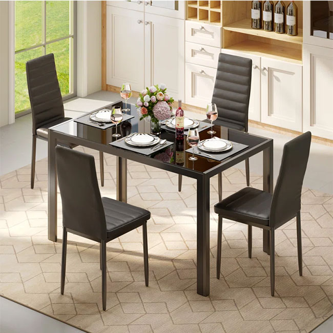 Modern Dining Table and Chairs Set